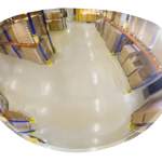 Lustro przemysłowe, panoramiczne EUvex - akrylowe, 1/4 kuli - 60 cm - wszystkodomagazynu.pl
