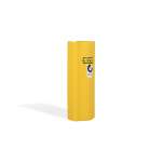 Odbojnica regałowa ALFA z tworzywa sztucznego - wys. 400 mm, 100 - 125 mm