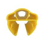 Odbojnica regałowa ALFA z tworzywa sztucznego - wys. 400 mm, 100 - 125 mm