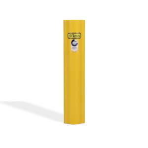 Odbojnica regałowa ALFA z tworzywa sztucznego - wys. 600 mm, 75 - 100 mm