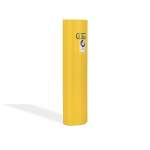 Odbojnica regałowa ALFA z tworzywa sztucznego - wys. 600 mm, 100 - 125 mm