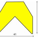 Osłona poliuretanowa narożników, profil elastyczny typ AA - różne długości