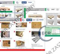 Komplet Kart Oceny Palet EPAL, EUR - rozmiar 990 x 660 mm