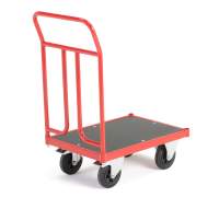 Wózek platformowy, 1 rama, 400 kg, 500x700 mm, z hamulcami