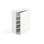 Szafka metalowa SERVE 580x470x205 mm, biały