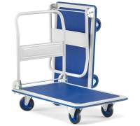 Składany wózek platformowy FOLD, 300 kg, 610x905 mm