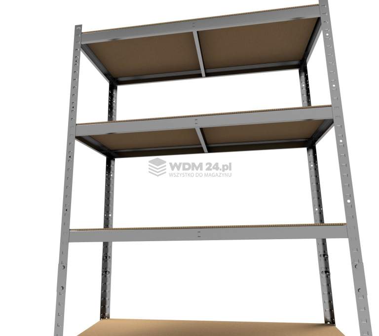 Regał magazynowy Standard II 220x90x40 6P 1200 kg