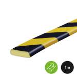 Osłona poliuretanowa powierzchni, profil elastyczny typ F usuwalny - długość 1000 mm