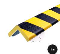 Osłona poliuretanowa ścian, profil elastyczny typ H+ - długość 1000 mm