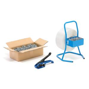 Zestaw do bandowania, taśma WG, 16 mm x 850 m