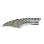 Transporter rolkowy LINE, 90°, rolki PVC, 1030X500 mm