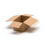 Karton z paskiem kleju, 230x160x80 mm, 25 szt.