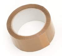 Taśma do pakowania, 50 mm x 66 m, 36 szt., brązowy