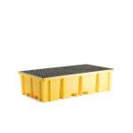 Paleta ociekowa na dwa kontenery IBC, 1150 L