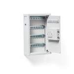 Szafka na klucze MORTON, 48 haków, zamek na kod, 450x300x100 mm