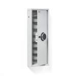 Szafka na klucze MORTON, 150 haków, zamek na kod, 800x300x100 mm