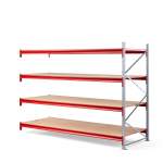 Regał TOUGH moduł dodatkowy, 2000x2700x1000 mm, 4 półki z płyty