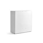 Szafa metalowa STYLE, 1000x1000x400 mm, ciemnoszary, biały