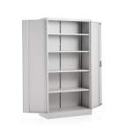 Szafa metalowa do samodzielnego złożenia CLICK, 1800x916x422 mm, szary