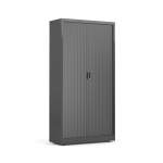 Szafa żaluzjowa STUDIO, 1950x1000x420 mm, czarny, czarny