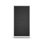 Szafa żaluzjowa STUDIO, 1950x1000x420 mm, szary, czarny