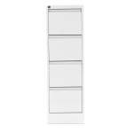 Szafka kartotekowa A4 INCLUDE, 4 szuflady, 415x630x1320 mm, biały