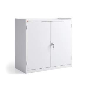 Szafka metalowa SERVE, 900x950x450 mm, biały