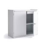 Szafka metalowa SERVE, 900x950x450 mm, biały