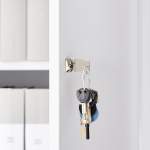 Szafka metalowa SERVE, 380x470x205 mm, biały