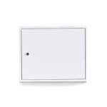 Szafka metalowa SERVE, 380x470x205 mm, biały