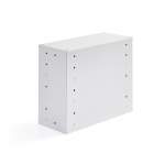 Szafka metalowa SERVE, 380x470x205 mm, biały