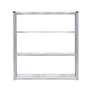 Regał TRANSFORM moduł podstawowy, 4 półki, 1972x1500x500 mm, galwanizowany