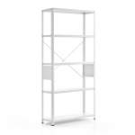 Regał FIRST moduł podstawowy, 1960x1010x300 mm, biały