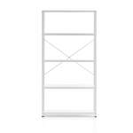 Regał FIRST moduł podstawowy, 1960x1010x300 mm, biały