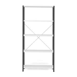 Regał IDEAL, moduł podstawowy, 1970x1010x500 mm, ciemnoszary