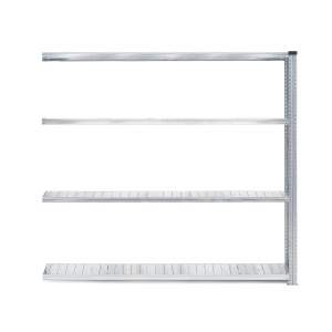 Regał TRANSFORM moduł dodatkowy, 4 półki, 1972x1800x400 mm