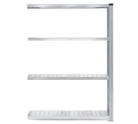 Regał TRANSFORM moduł dodatkowy, 4 półki, 1972x1200x500 mm