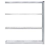 Regał TRANSFORM moduł dodatkowy, 4 półki, 1972x1500x800 mm