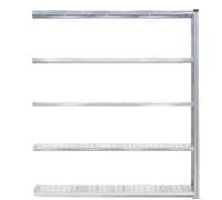 Regał TRANSFORM moduł dodatkowy, 5 półek, 2500x1800x800 mm