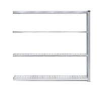 Regał TRANSFORM moduł dodatkowy, 4 półki, 1972x1800x320 mm