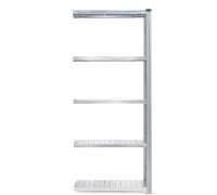 Regał TRANSFORM moduł dodatkowy, 5 półek, 2500x900x320 mm