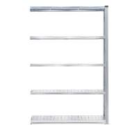 Regał TRANSFORM moduł dodatkowy, 5 półek, 2500x1200x320 mm