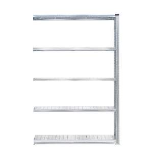 Regał TRANSFORM moduł dodatkowy, 5 półek, 2500x1200x320 mm