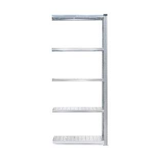 Regał TRANSFORM moduł dodatkowy, 5 półek, 2500x900x800 mm