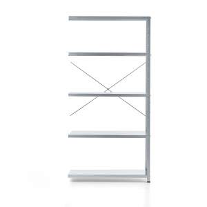 Regał FIRST moduł dodatkowy, 1960x1005x400 mm, ocynkowany