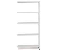 Regał IDEAL moduł dodatkowy, 1970x1005x500 mm, szary