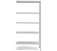 Regał POWER moduł dodatkowy, 1970x1010x600mm, szary