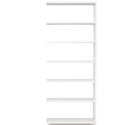 Regał POWER moduł dodatkowy, 2500x1005x500 mm, szary