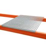 Krata WEMA pomostowa wypełnienie regału 111×89.5 cm 1000 kg nakładana