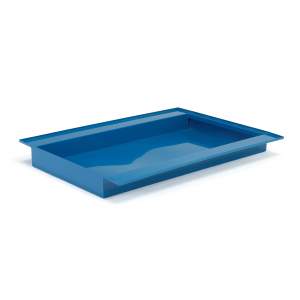 Wanna wychwytowa do regałów paletowych, 1300x185x1700 mm